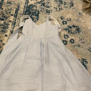 Blue and White dress